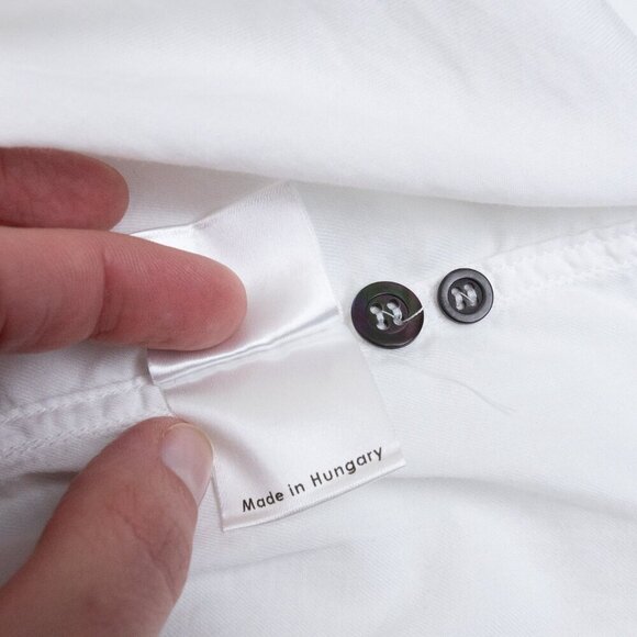 Dries Van Noten Shirt White Utility Long Sleeve Button Down Large EU 42 - Picture 15 of 15